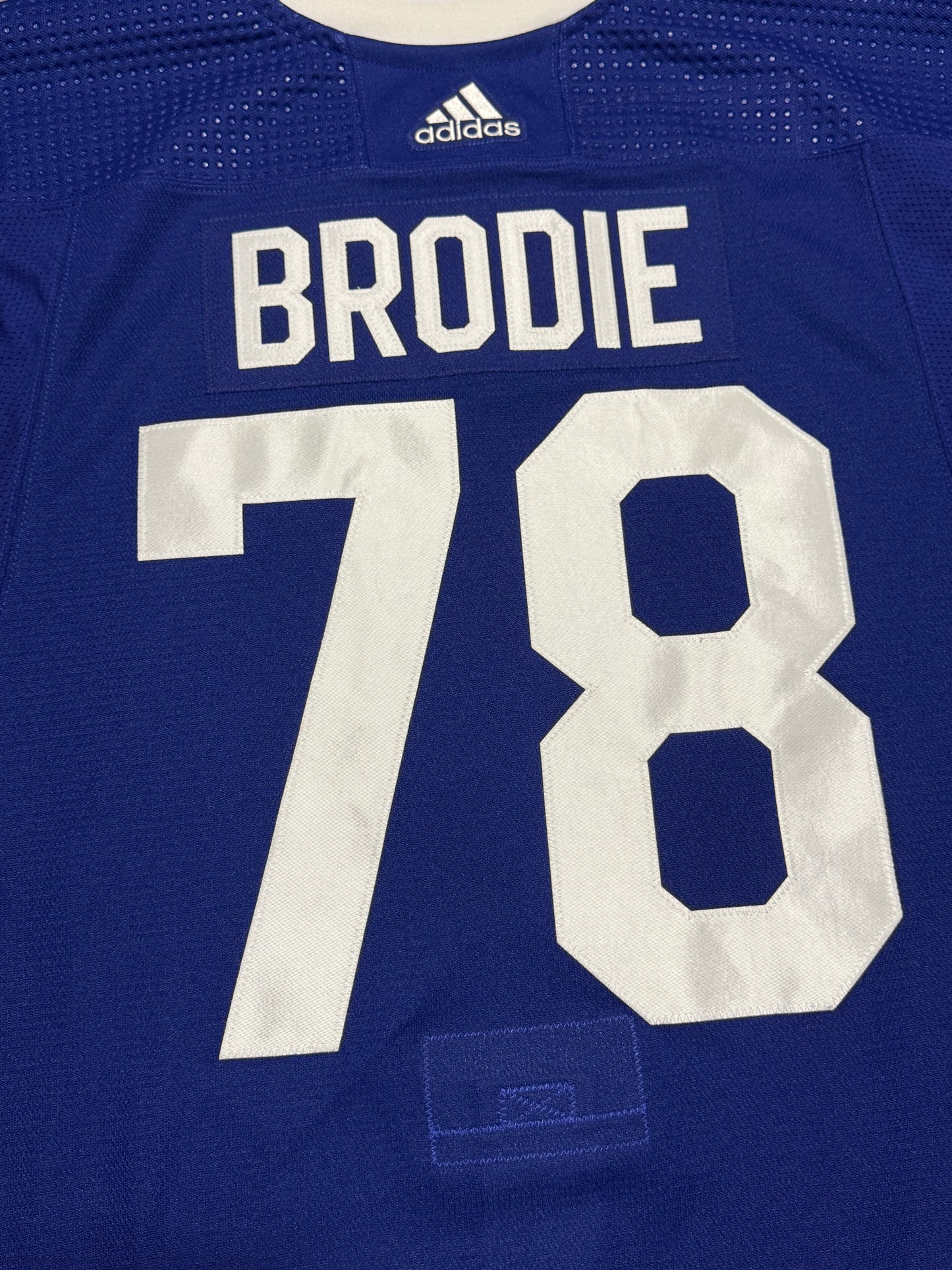 Toronto Maple Leafs Brodie Game Worn Jersey