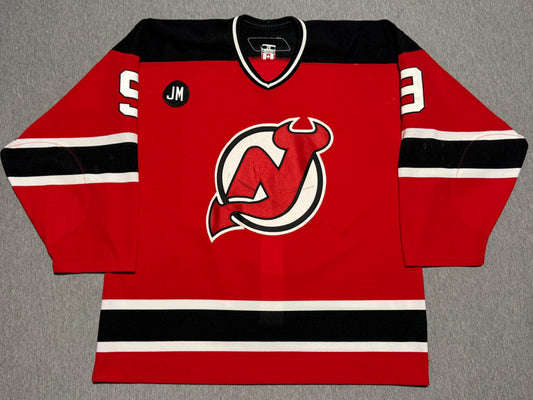 New Jersey Devils Zach Parise Game Worn Rookie Jersey