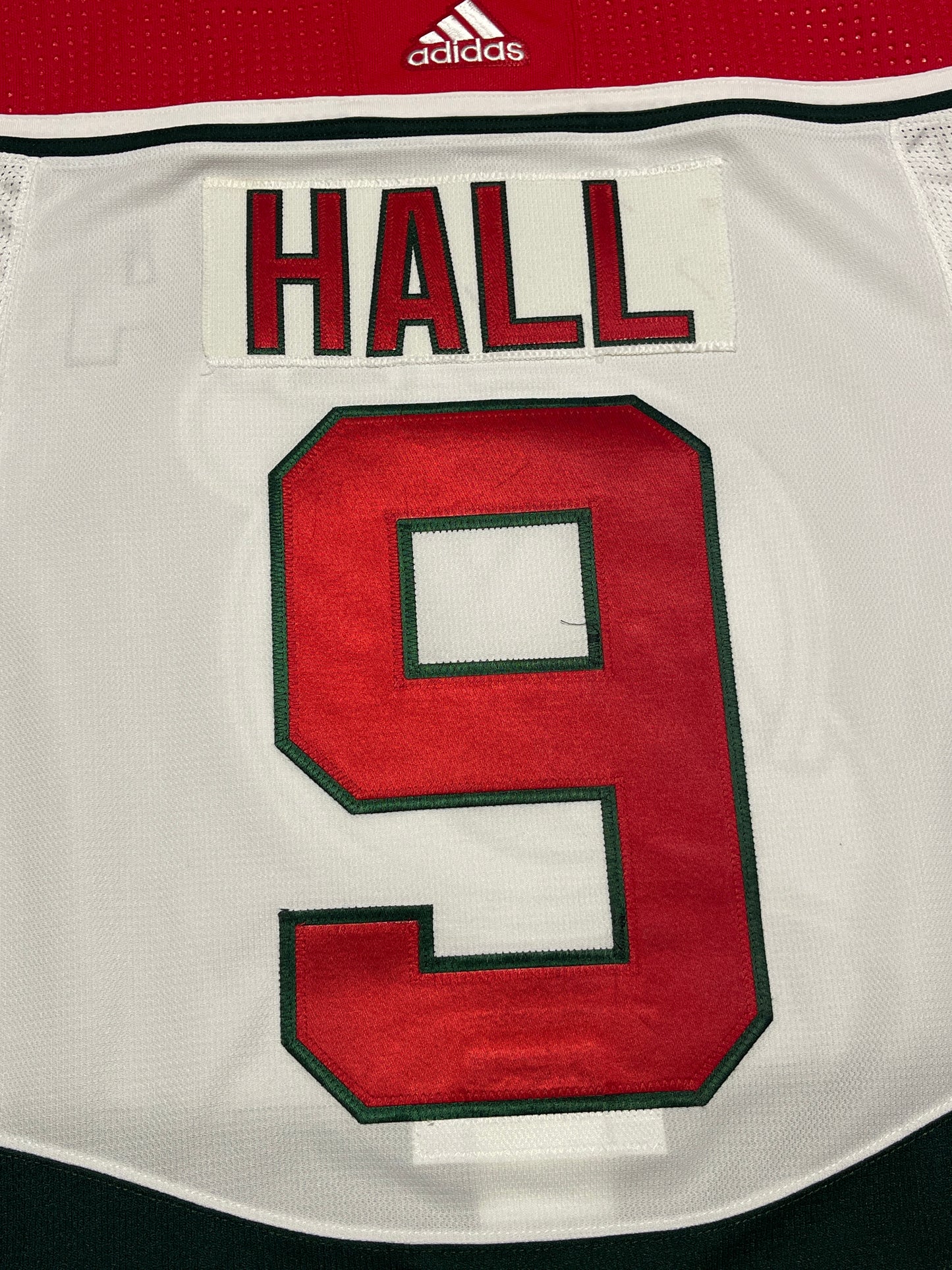 New Jersey Devils Taylor Hall Game Worn Jersey