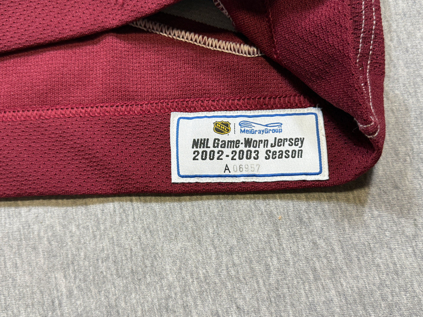 Colorado Avalanche Messier Game Worn Jersey