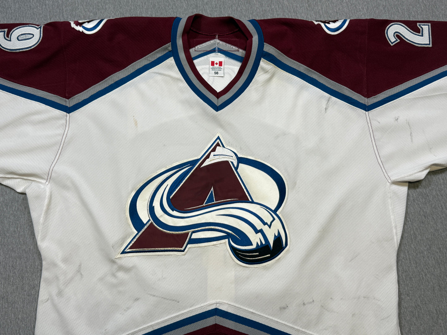 Colorado Avalanche Messier Game Worn Jersey
