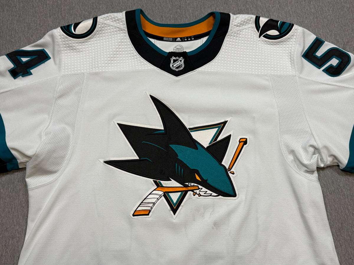 San Jose Sharks Givani Smith Game Worn Jersey