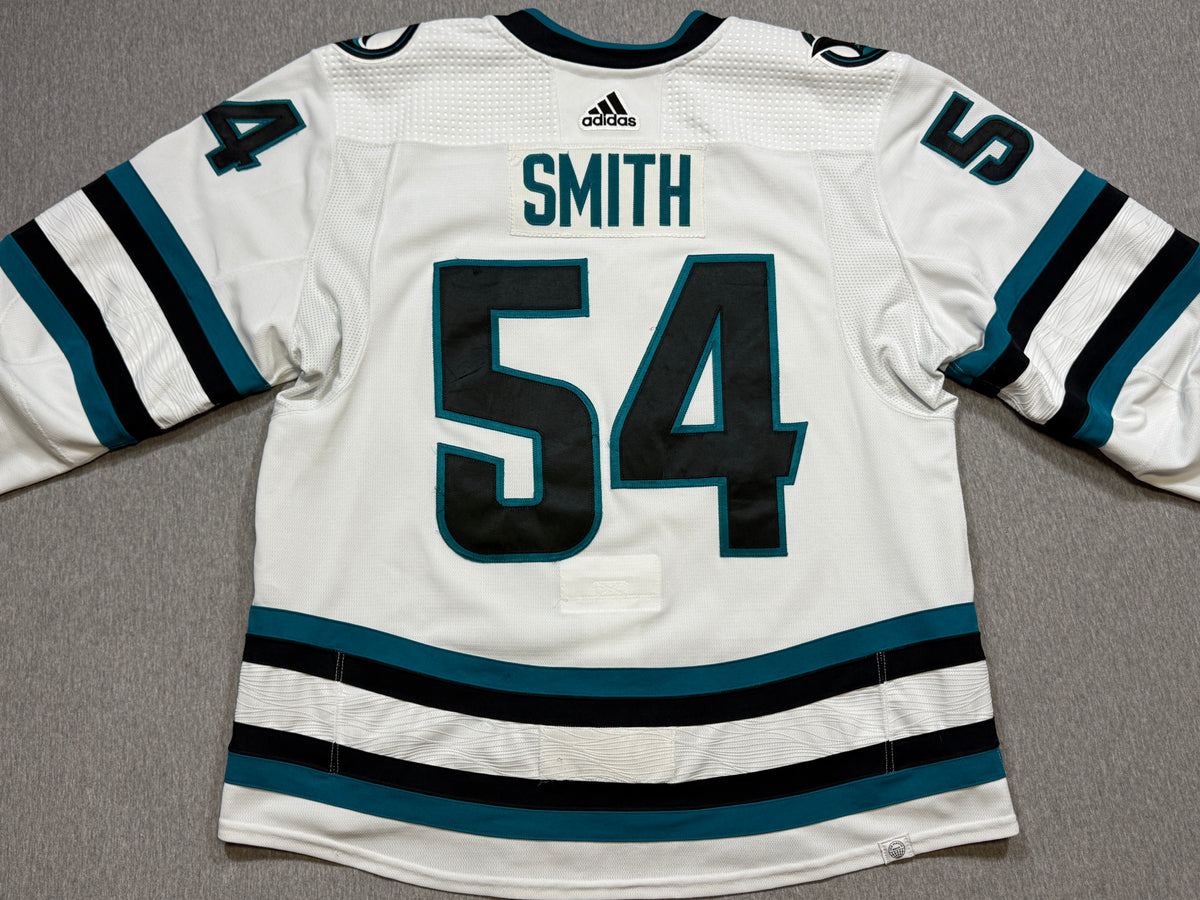 San Jose Sharks Givani Smith Game Worn Jersey