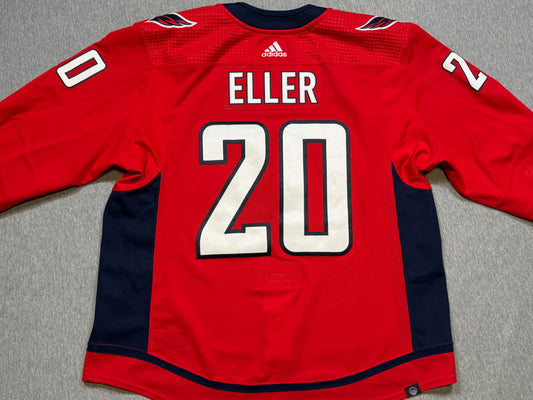 Washington Capitals Lars Eller Game Worn Jersey