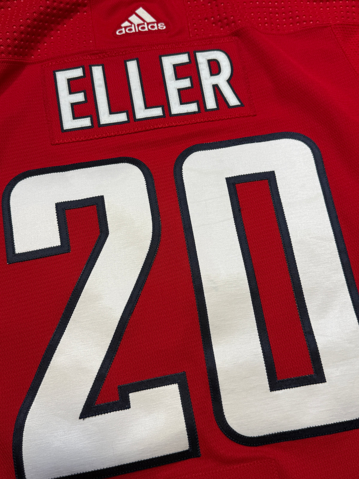 Washington Capitals Lars Eller Game Worn Jersey