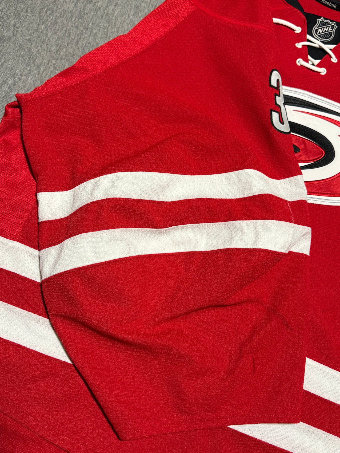 Carolina Hurricanes Ward Game Worn Jersey