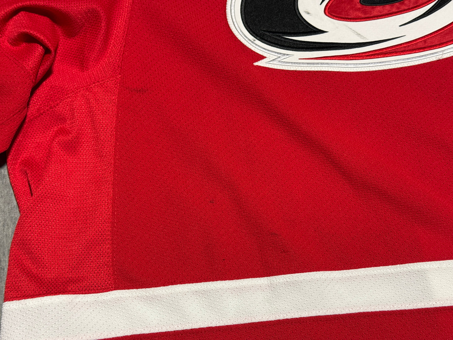 Carolina Hurricanes Ward Game Worn Jersey