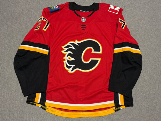 Calgary Flames D. Hamilton Game Worn Jersey