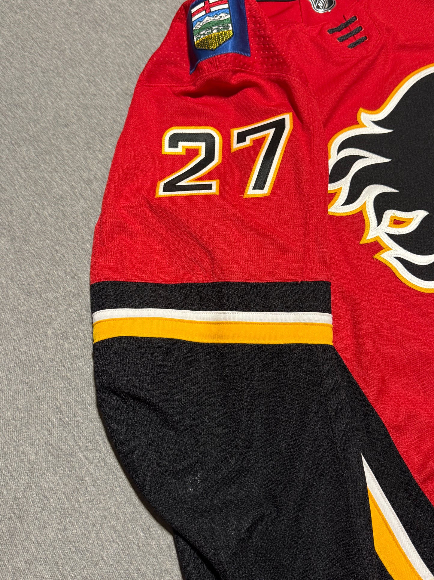 Calgary Flames D. Hamilton Game Worn Jersey