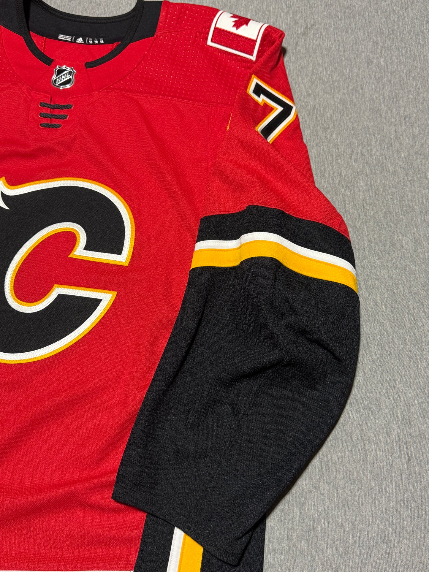 Calgary Flames D. Hamilton Game Worn Jersey