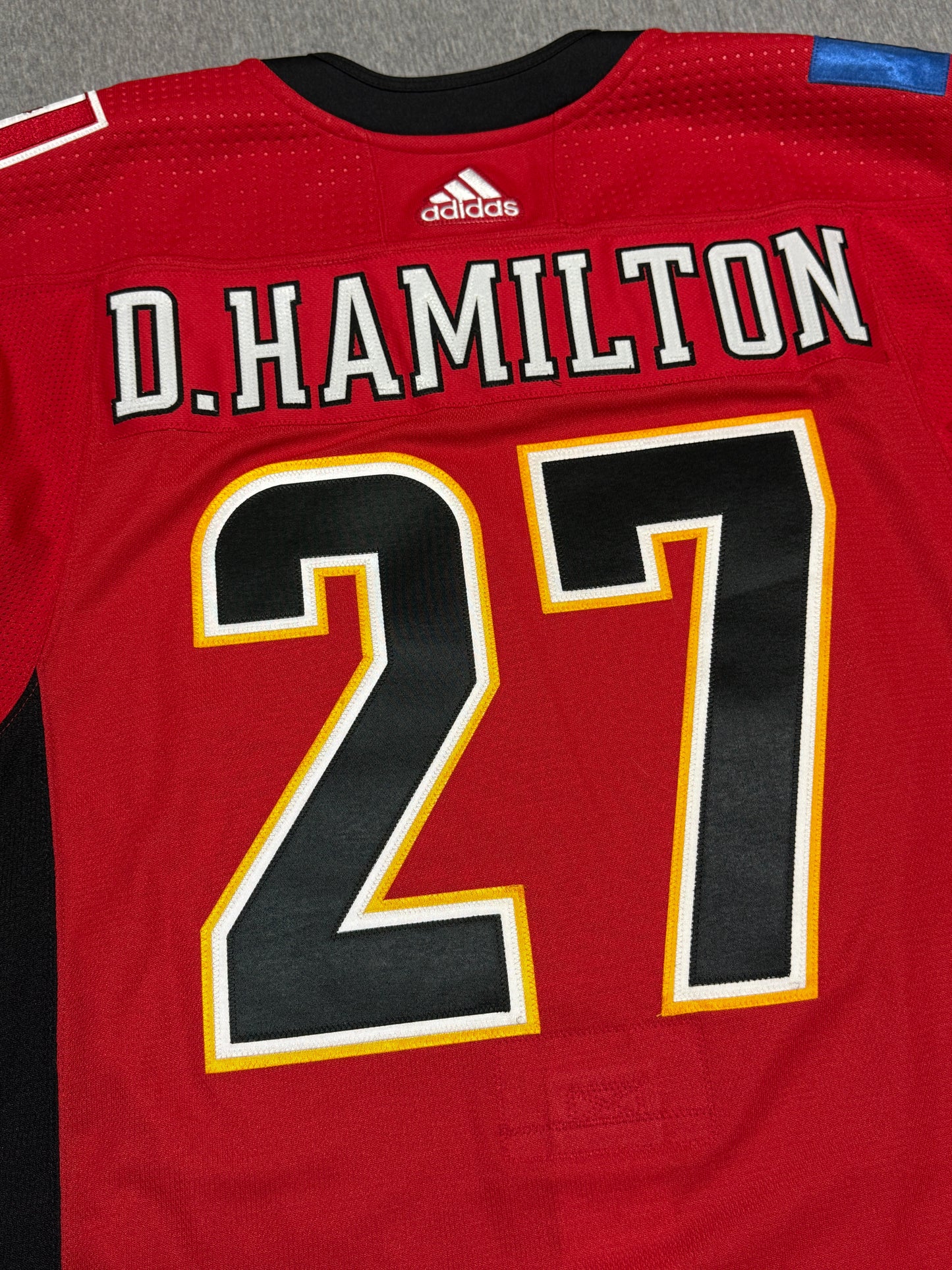 Calgary Flames D. Hamilton Game Worn Jersey