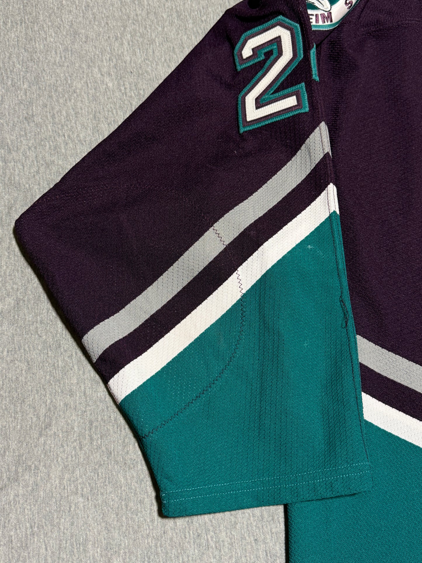 Anaheim Mighty Ducks Salei Game Worn Jersey