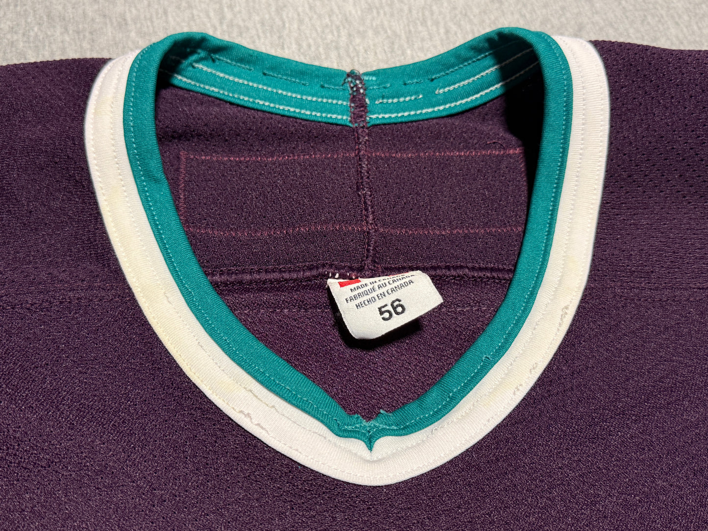 Anaheim Mighty Ducks Salei Game Worn Jersey