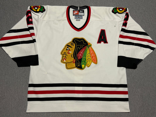 Chicago Blackhawks Weinrich Game Worn Jersey