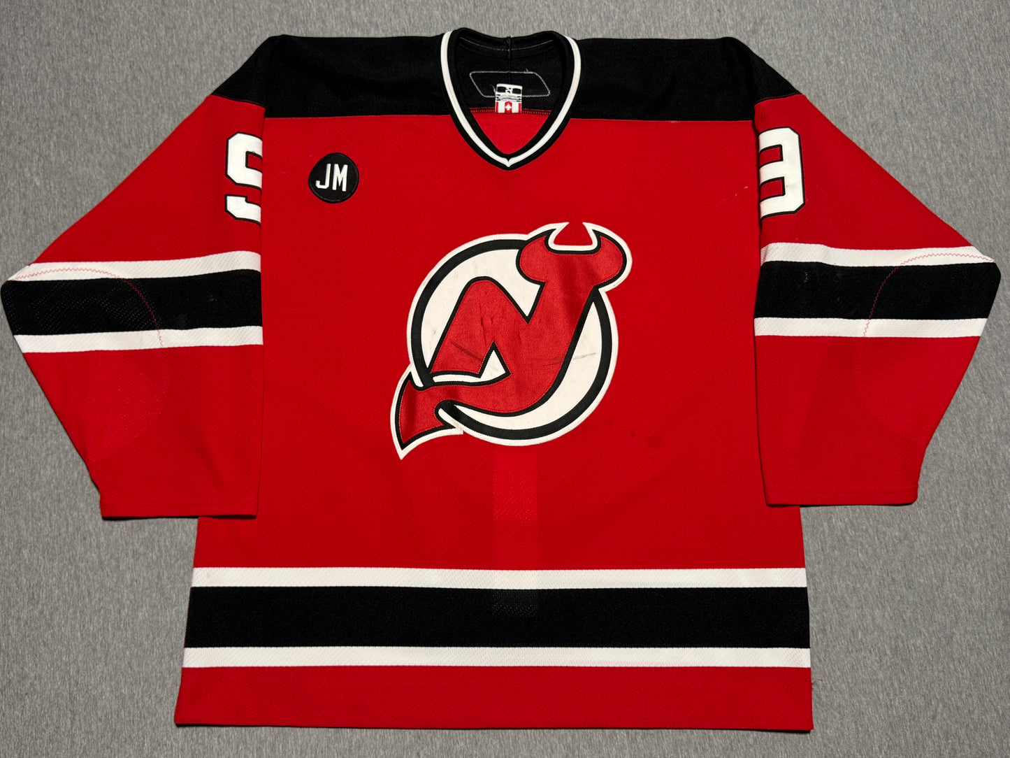 New Jersey Devils Zach Parise Game Worn Rookie Jersey