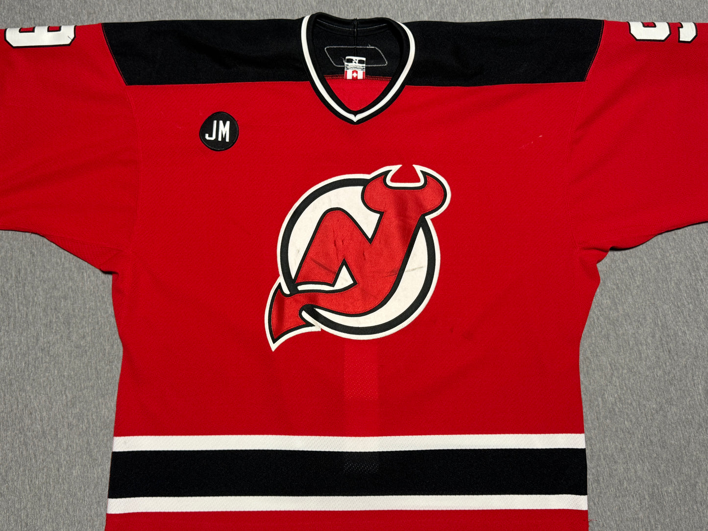 New Jersey Devils Zach Parise Game Worn Rookie Jersey