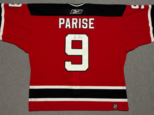New Jersey Devils Zach Parise Game Worn Rookie Jersey
