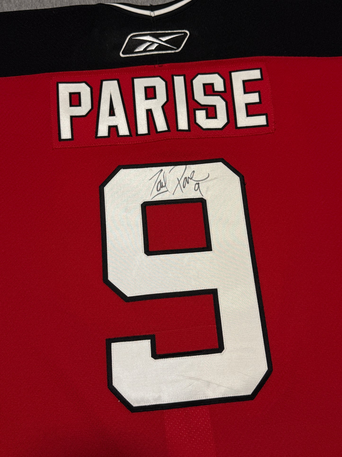 New Jersey Devils Zach Parise Game Worn Rookie Jersey
