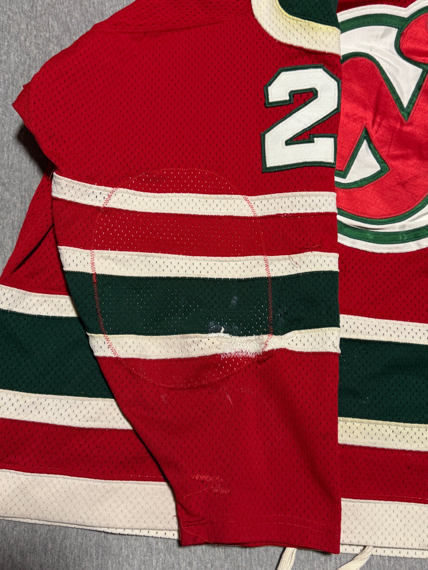 New Jersey Devils Dave Lewis Game Worn Jersey