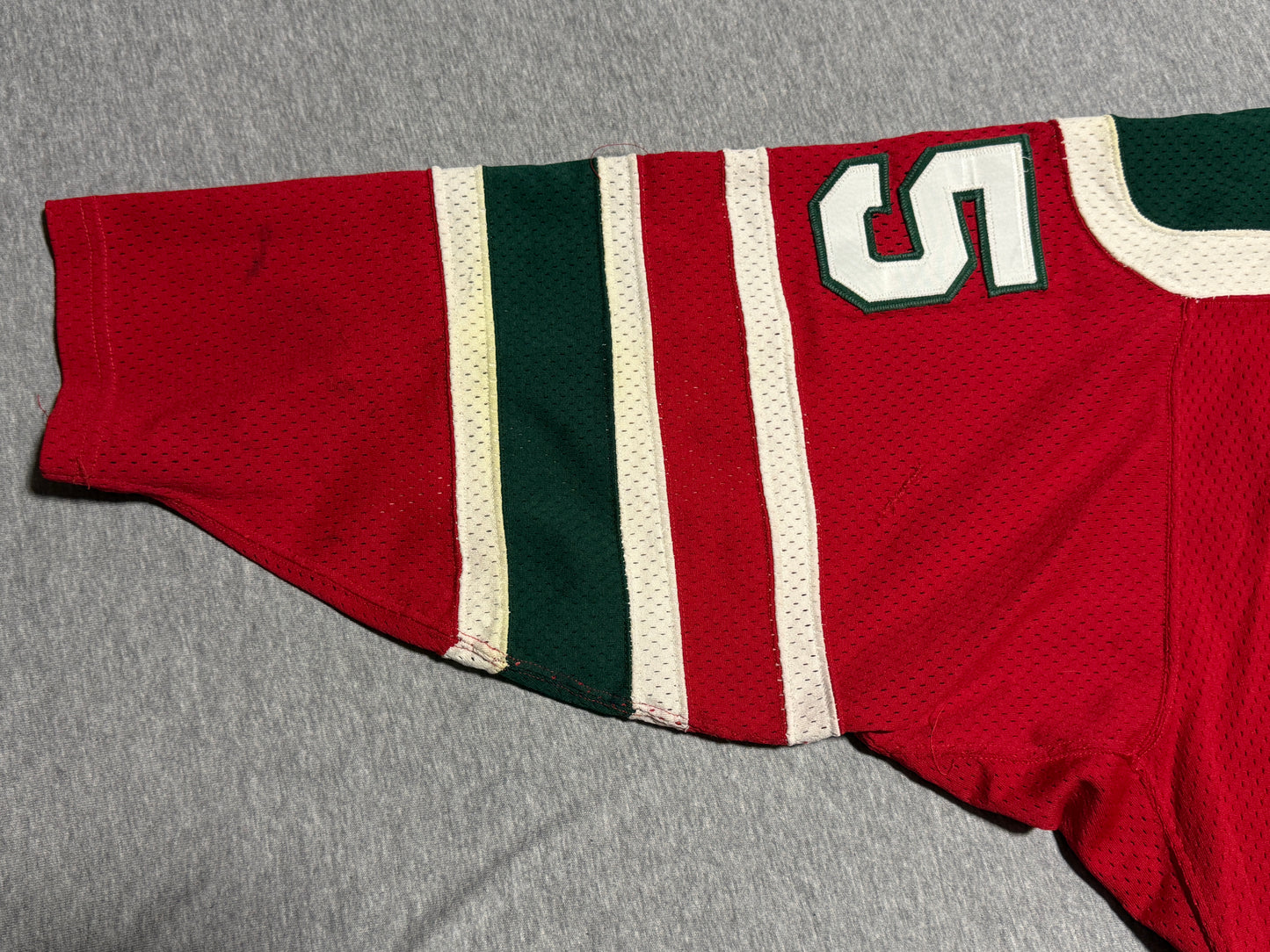 New Jersey Devils Dave Lewis Game Worn Jersey