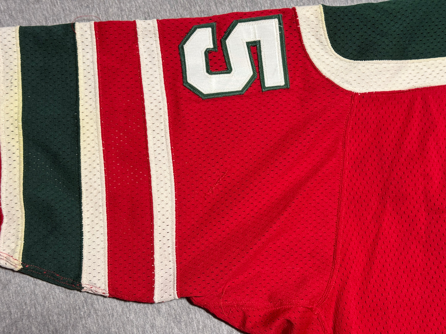 New Jersey Devils Dave Lewis Game Worn Jersey
