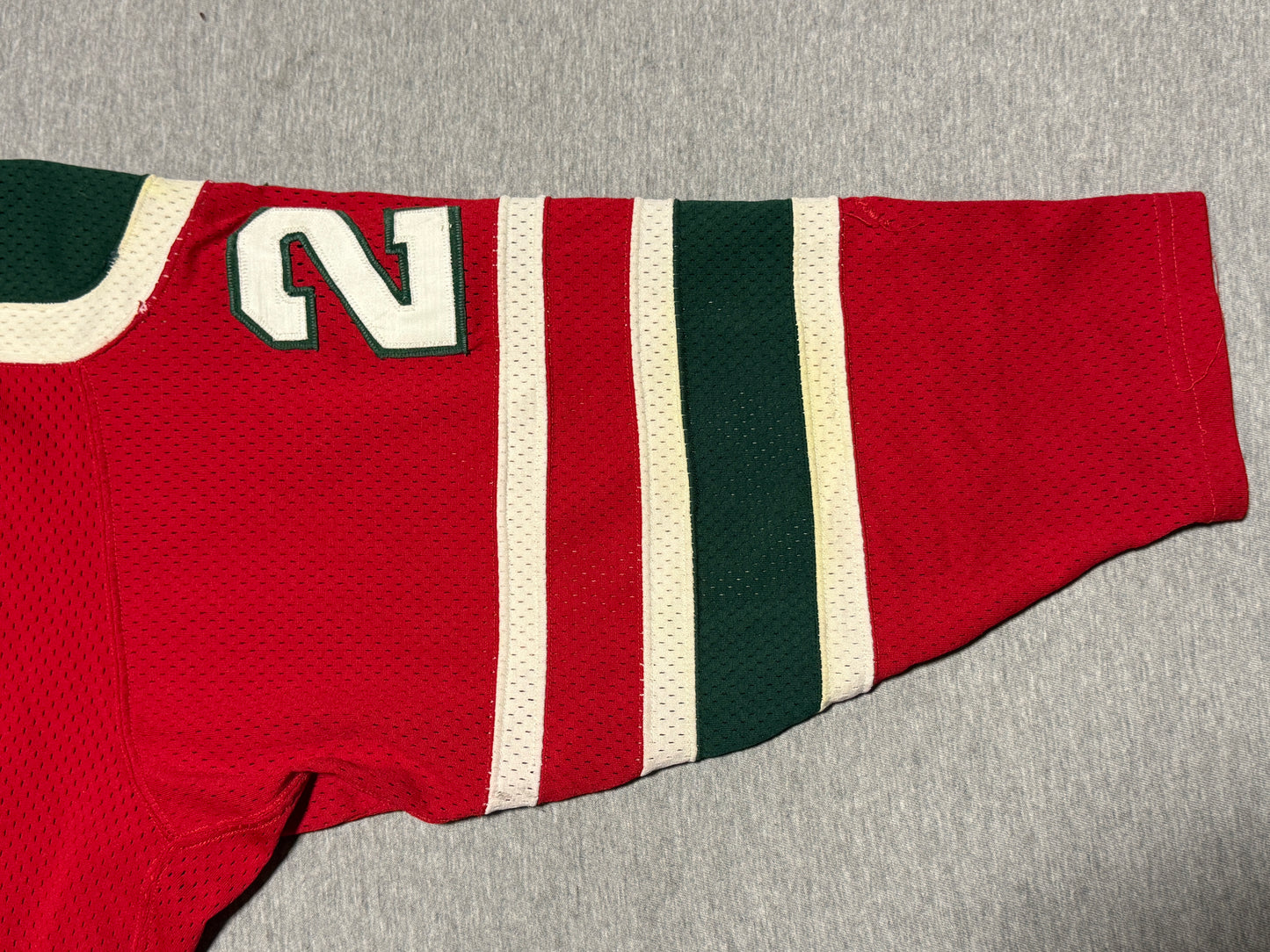 New Jersey Devils Dave Lewis Game Worn Jersey