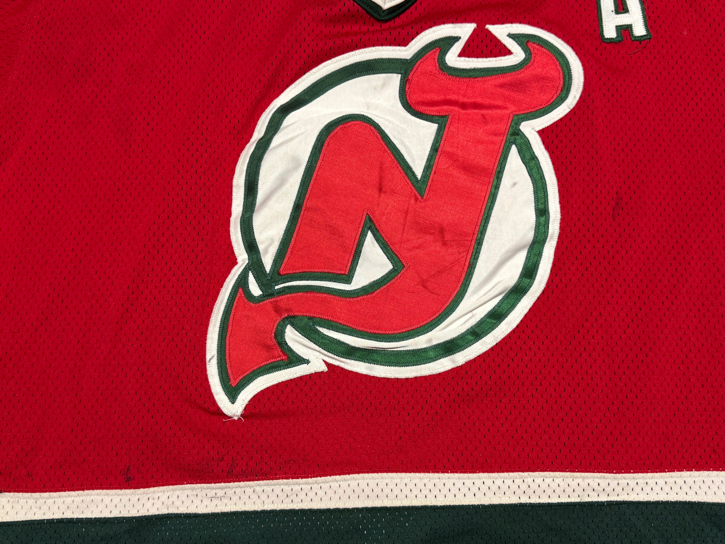 New Jersey Devils Dave Lewis Game Worn Jersey