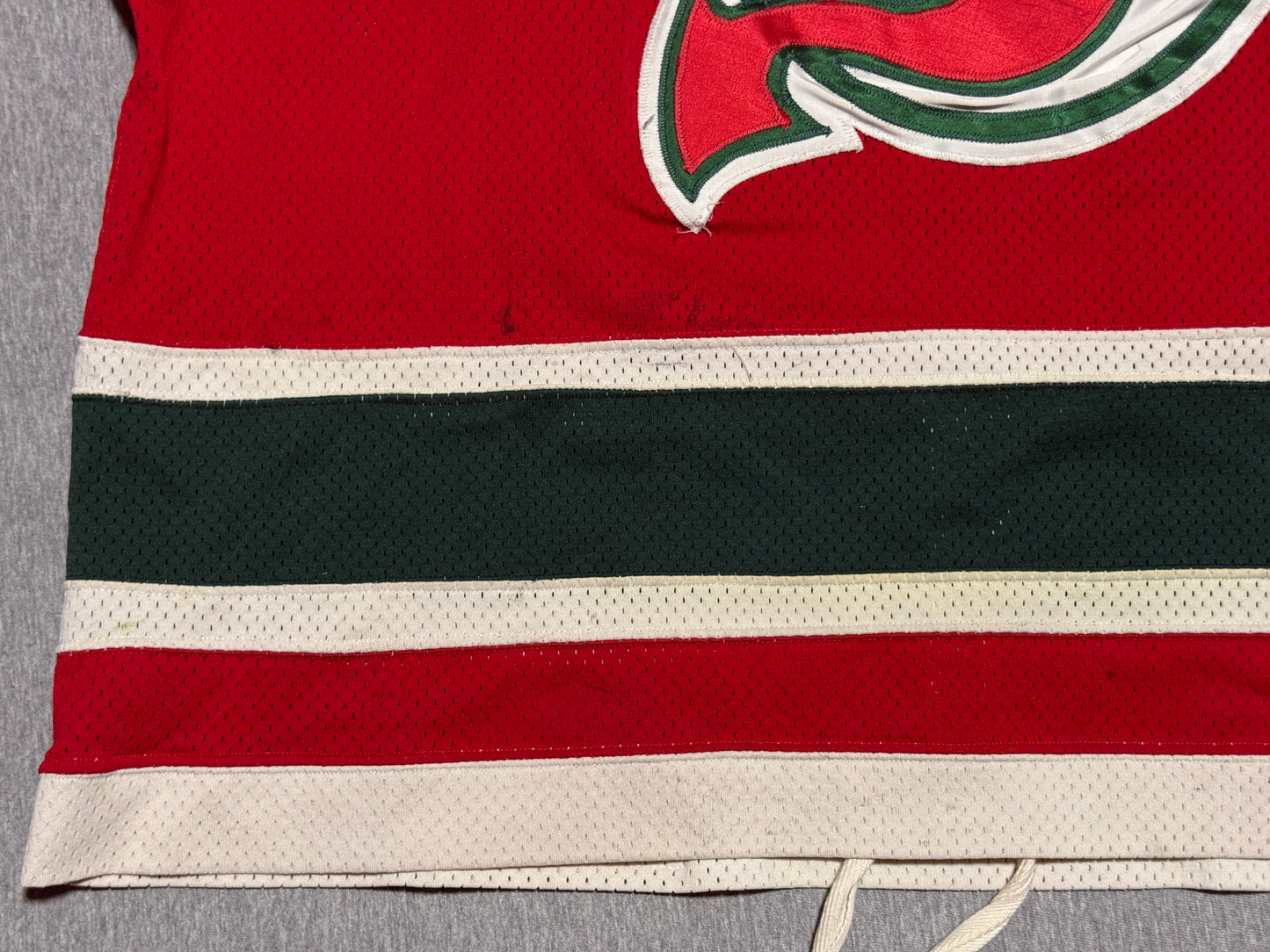 New Jersey Devils Dave Lewis Game Worn Jersey