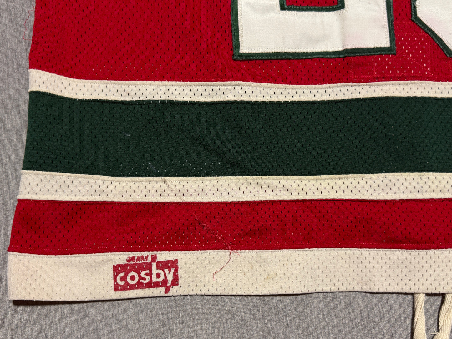 New Jersey Devils Dave Lewis Game Worn Jersey