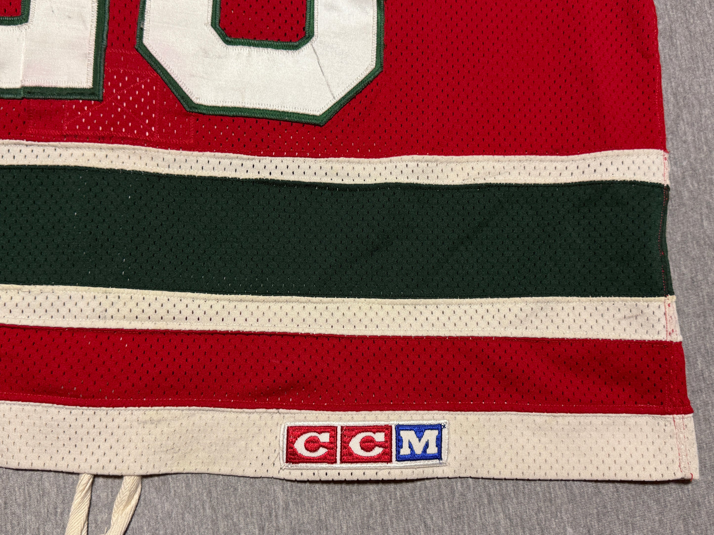 New Jersey Devils Dave Lewis Game Worn Jersey