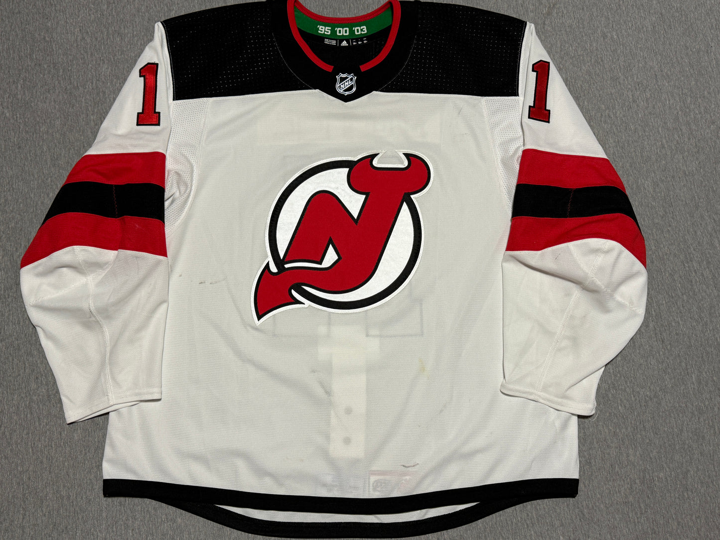 New Jersey Devils Brian Boyle Game Worn Jersey
