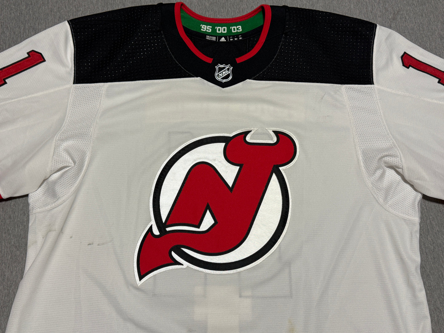 New Jersey Devils Brian Boyle Game Worn Jersey