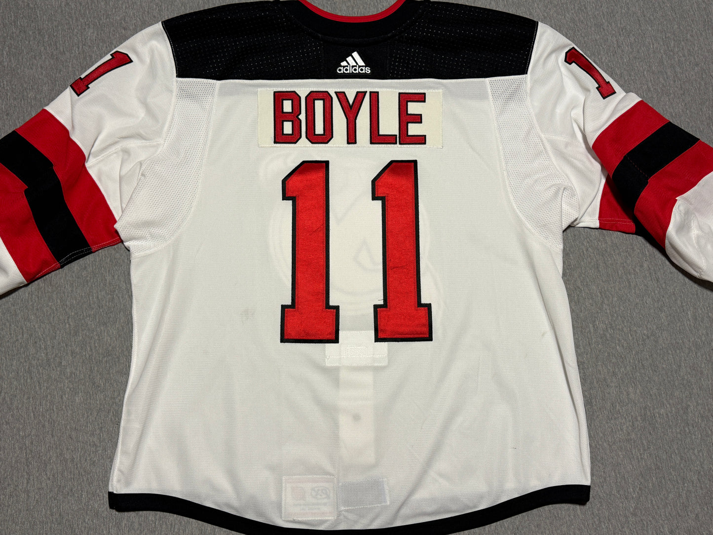 New Jersey Devils Brian Boyle Game Worn Jersey