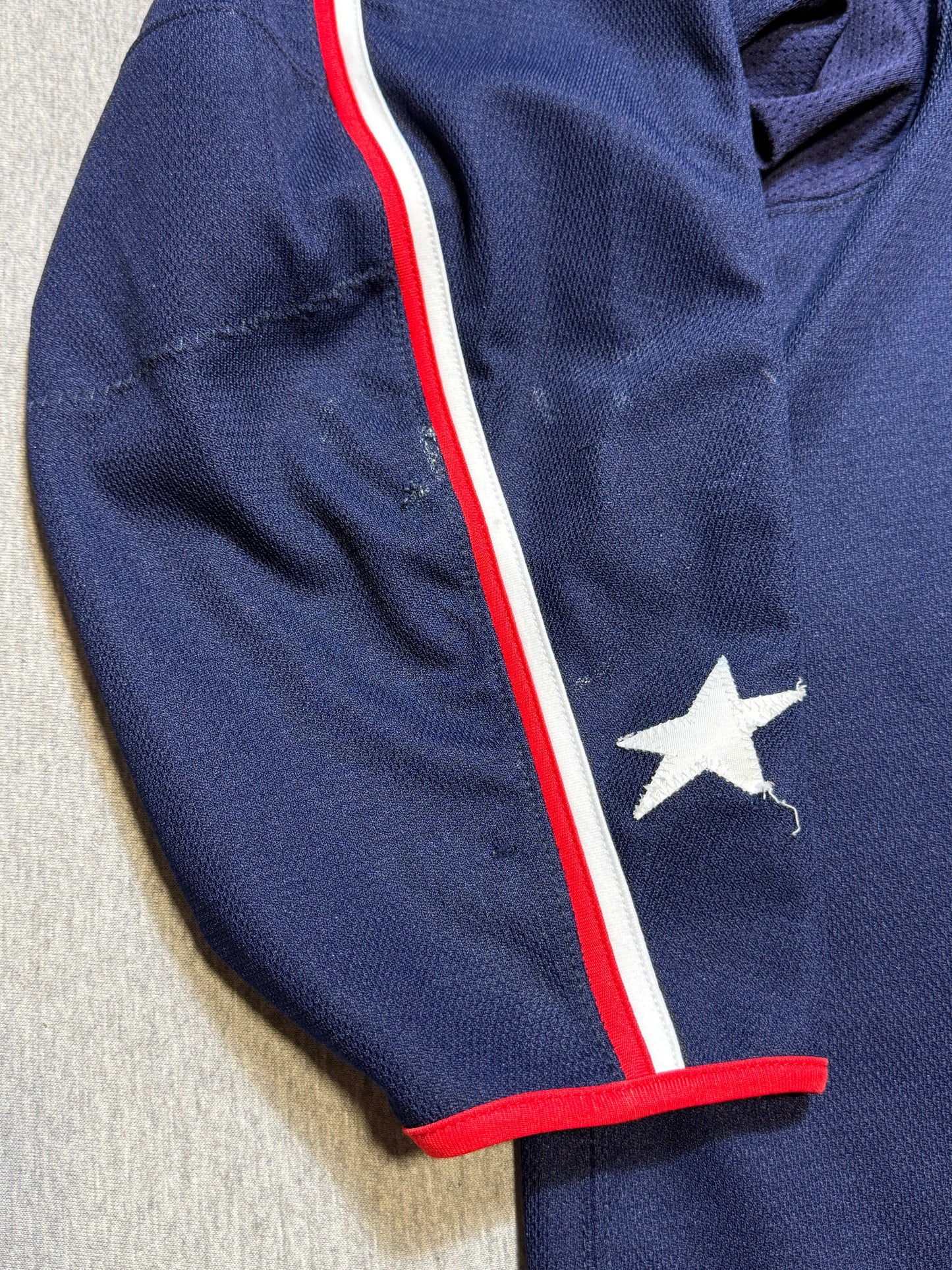 Columbus Blue Jackets Mikhail Grigorenko 20th patched Game Worn Jersey