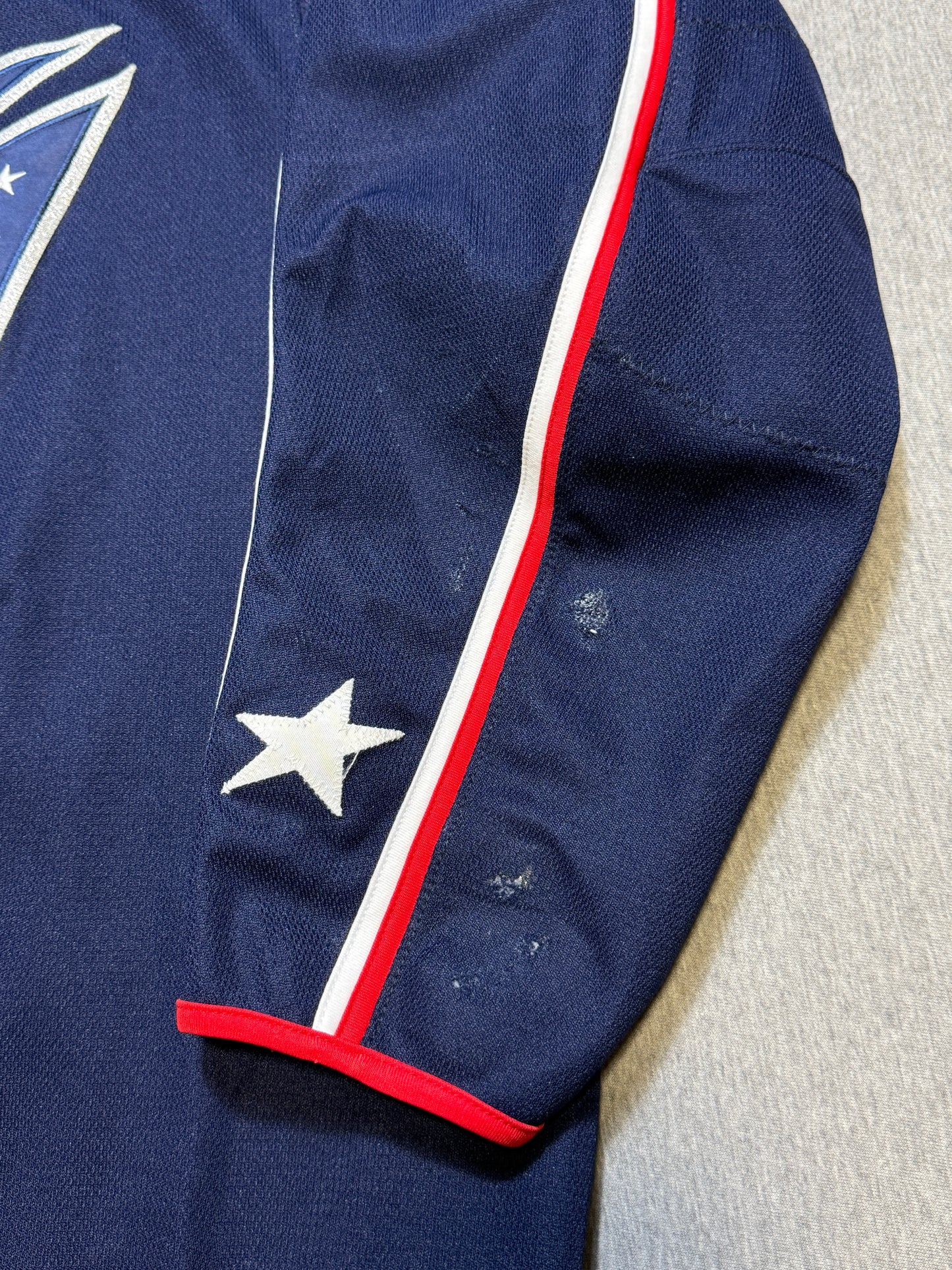 Columbus Blue Jackets Mikhail Grigorenko 20th patched Game Worn Jersey