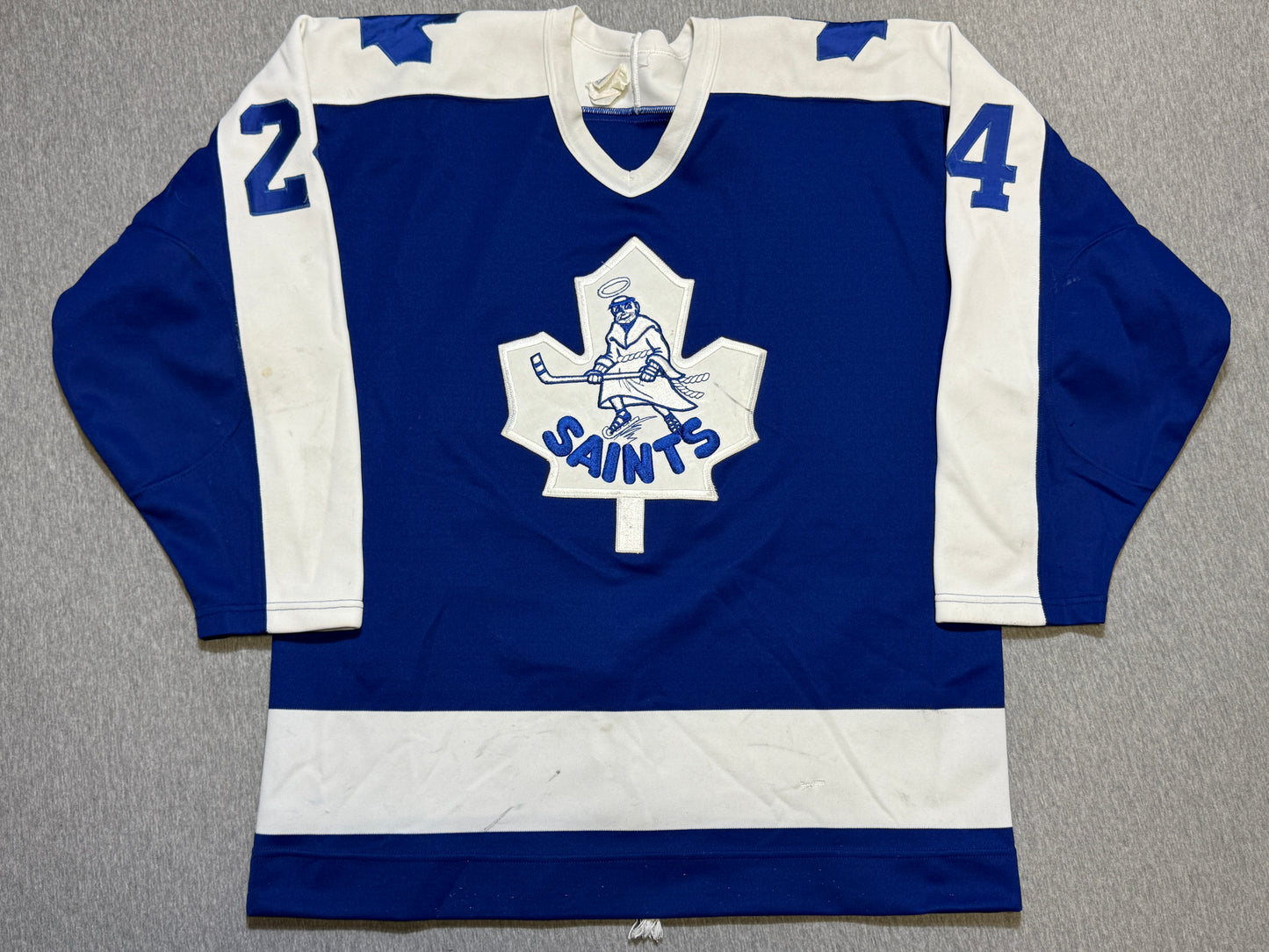 St. Catharines Saints Garry Lariviere Game Worn Jersey - consignment