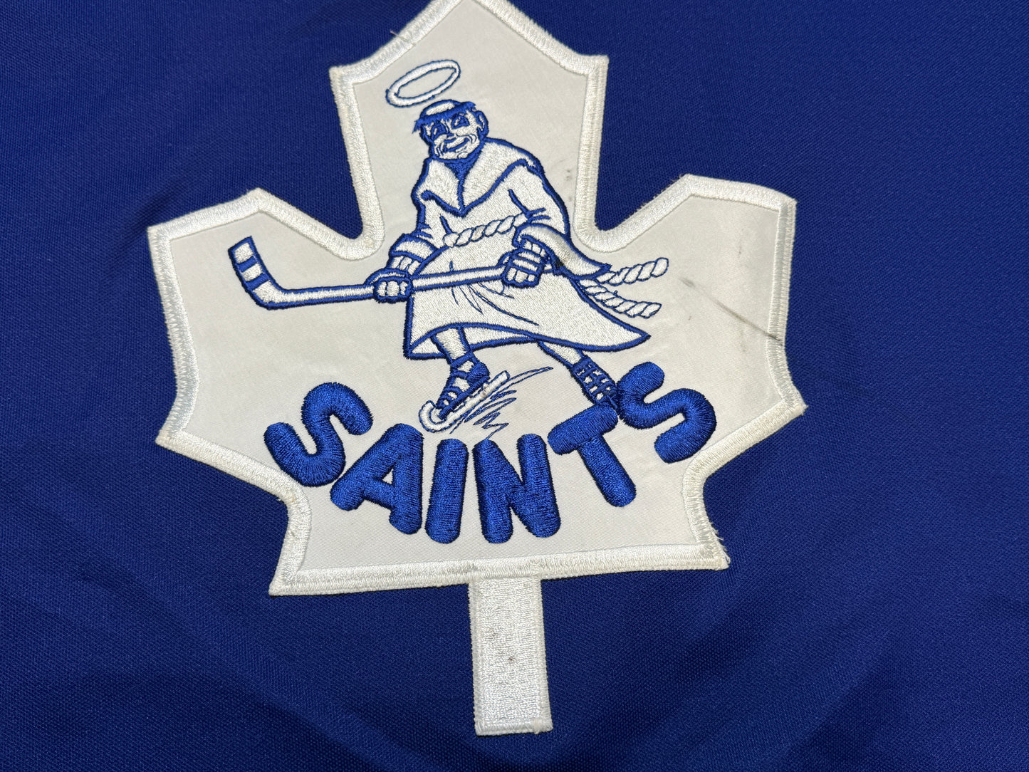 St. Catharines Saints Garry Lariviere Game Worn Jersey - consignment