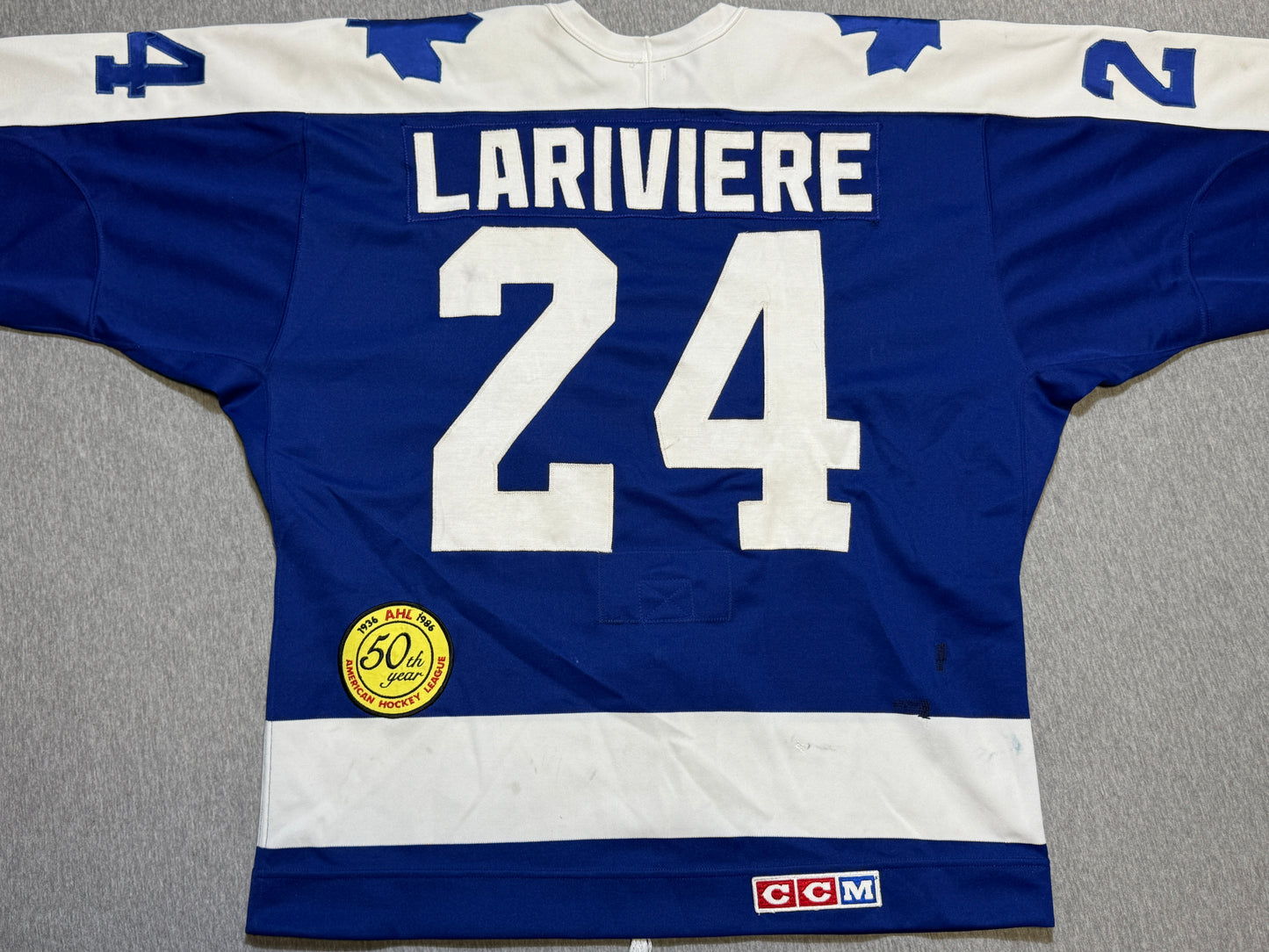 St. Catharines Saints Garry Lariviere Game Worn Jersey - consignment