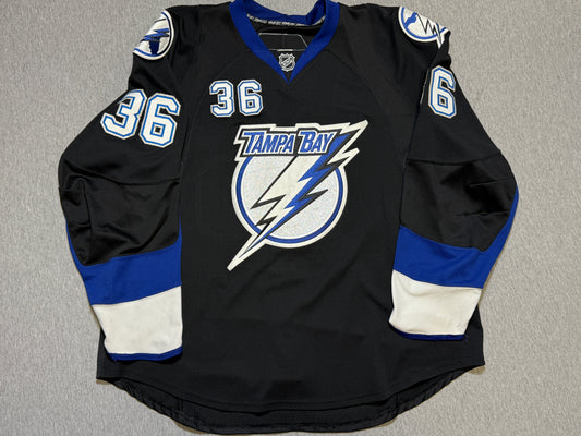 Tampa Bay Lightning Andre Roy Game Worn Jersey - consignment