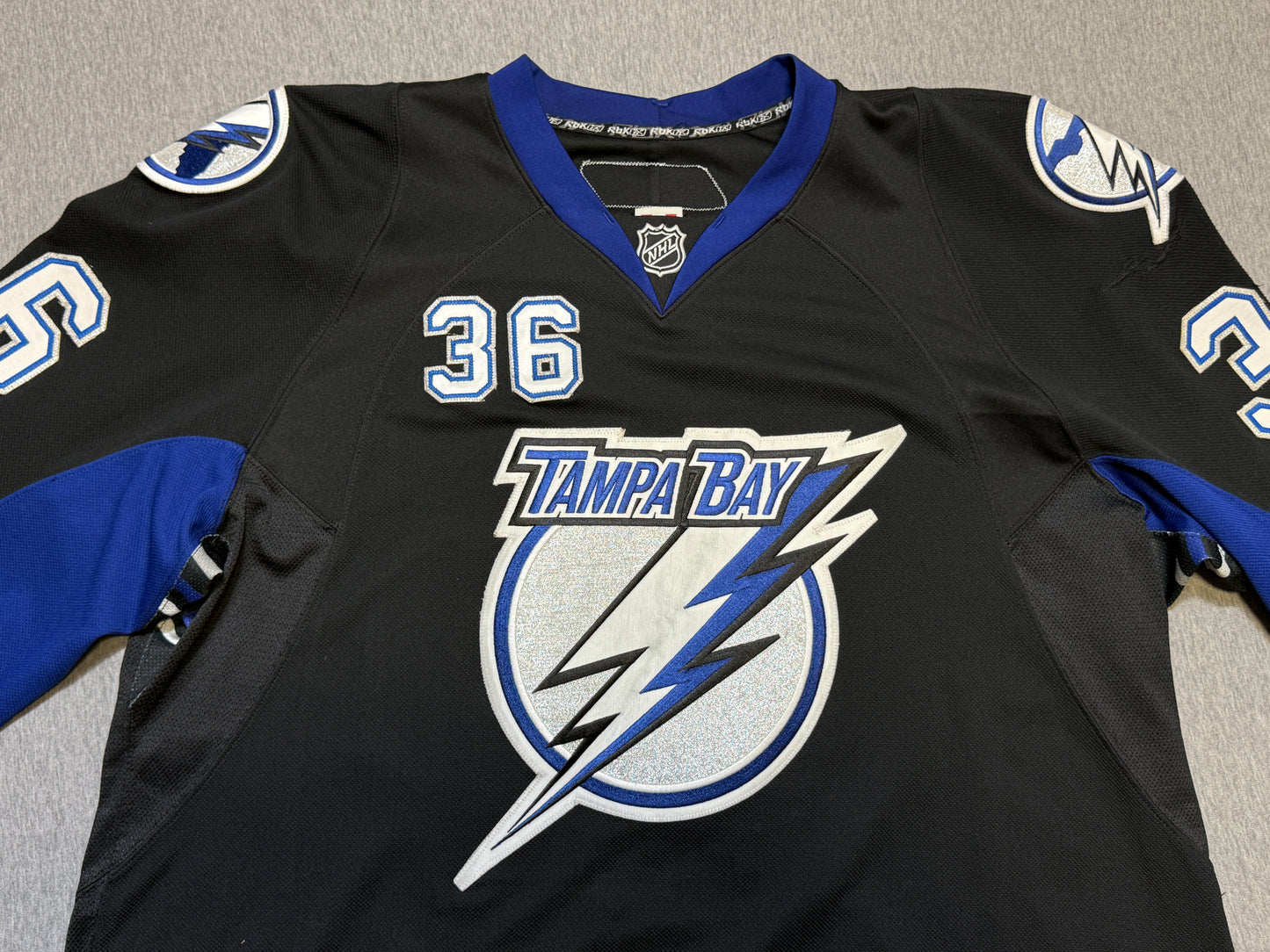 Tampa Bay Lightning Andre Roy Game Worn Jersey - consignment