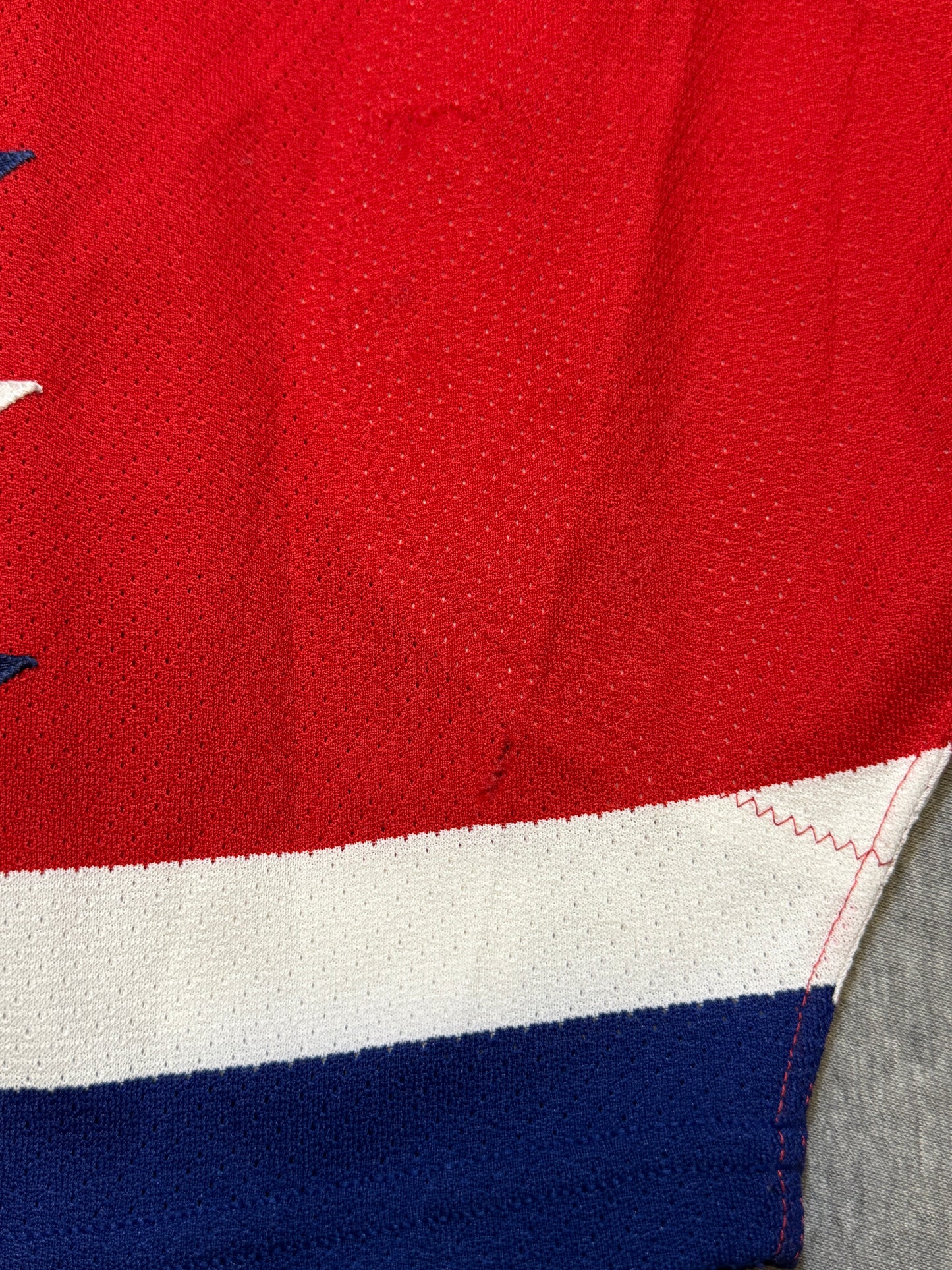 Washington Capitals Jason Woolley 20th Patched Game Worn Jersey