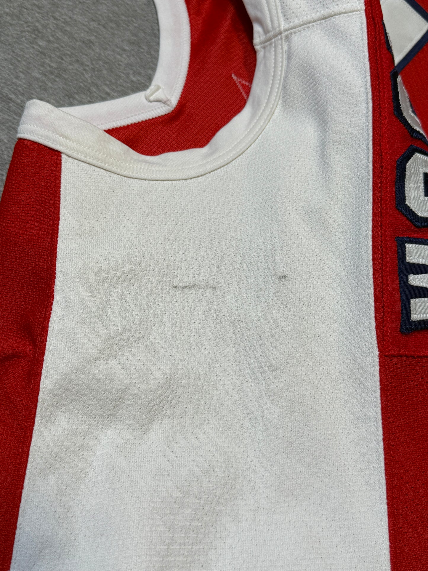 Washington Capitals Jason Woolley 20th Patched Game Worn Jersey
