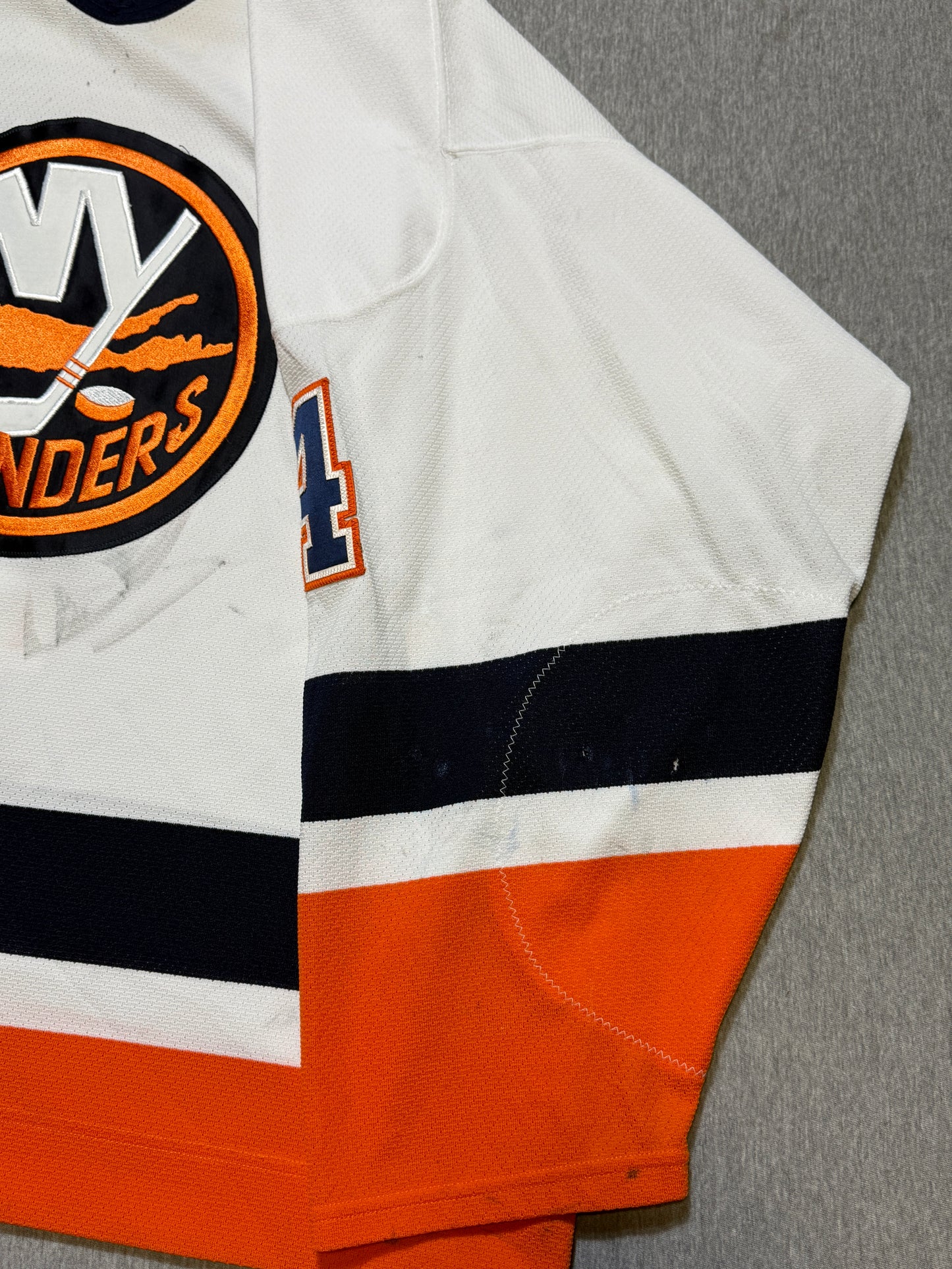 New York Islanders Roman Hamrlik Game Worn Jersey - consignment