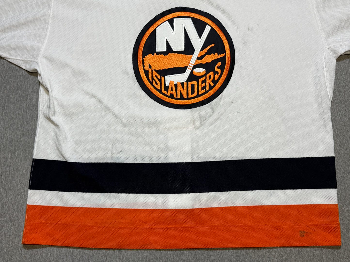 New York Islanders Roman Hamrlik Game Worn Jersey - consignment