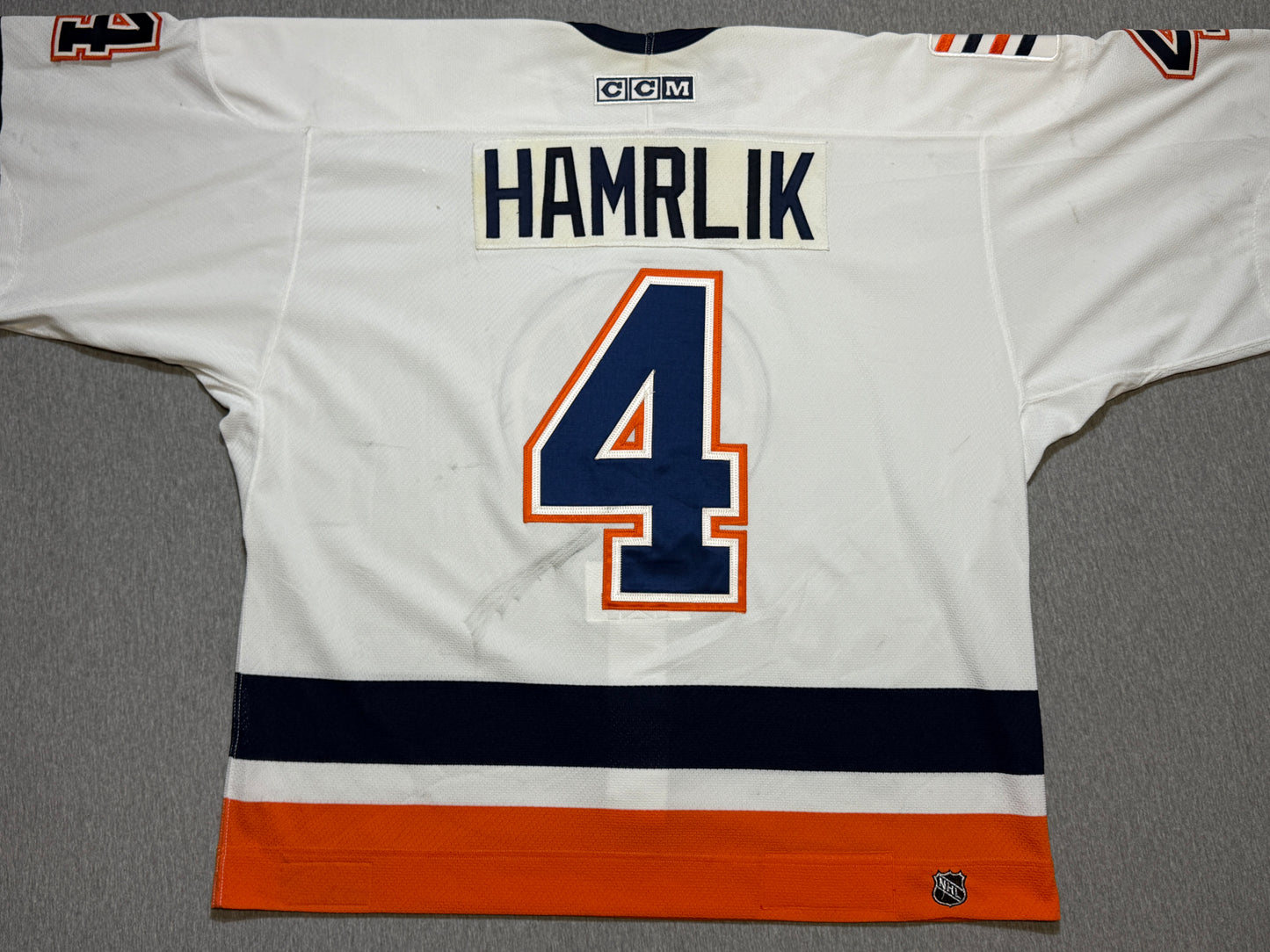 New York Islanders Roman Hamrlik Game Worn Jersey - consignment