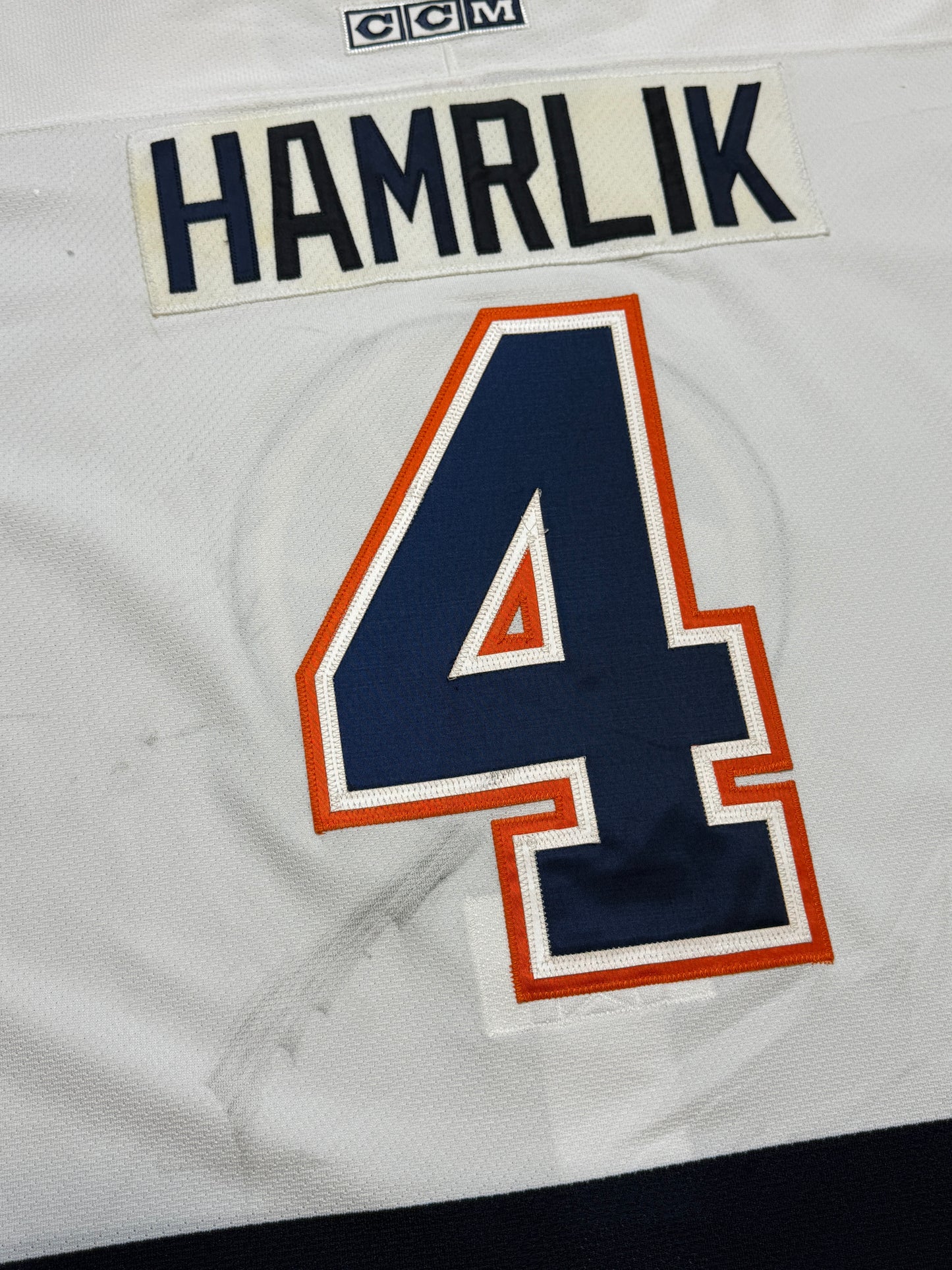 New York Islanders Roman Hamrlik Game Worn Jersey - consignment