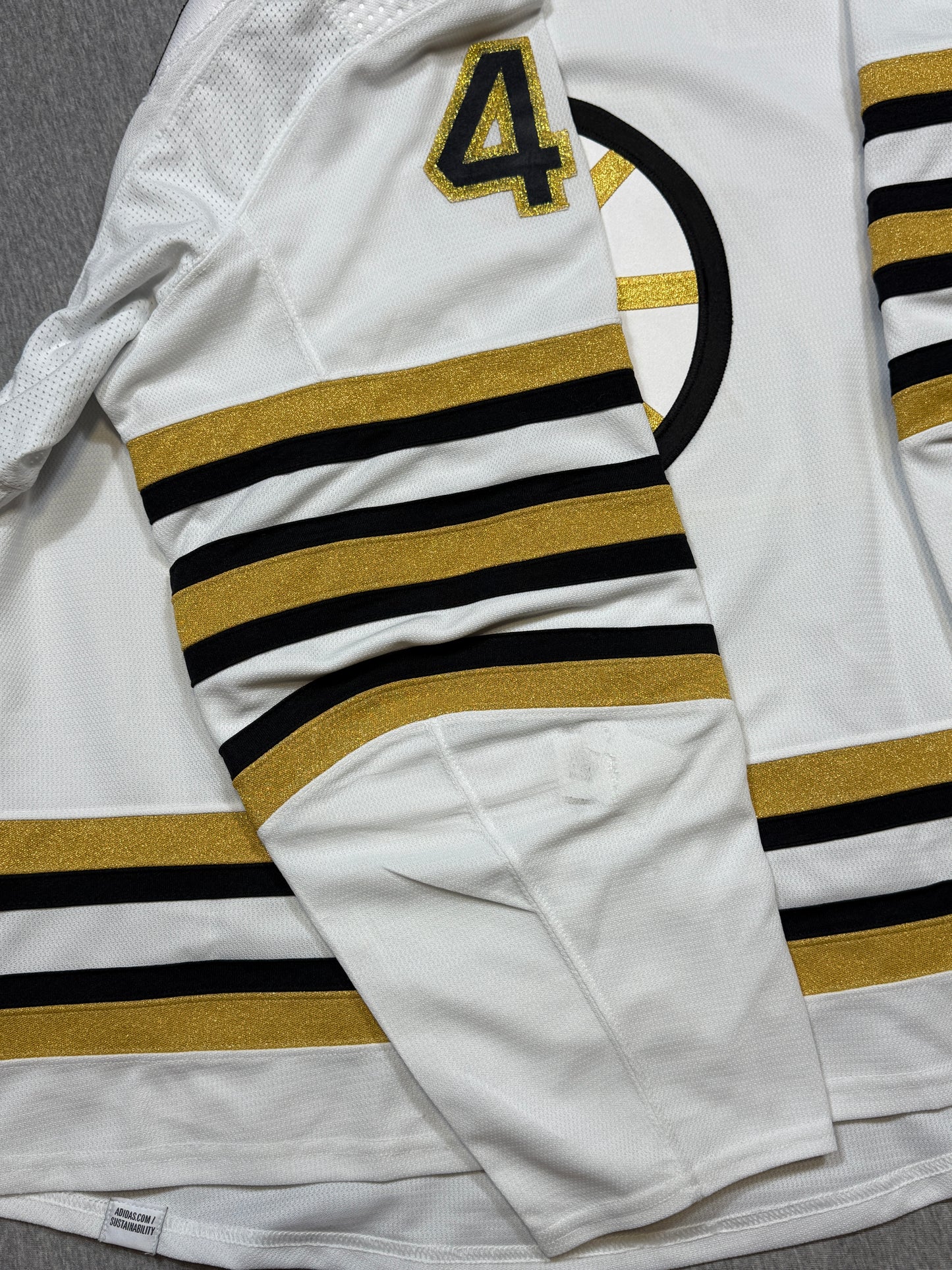 Boston Bruins 100th Season Matt Grzelcyk Game Worn Jersey
