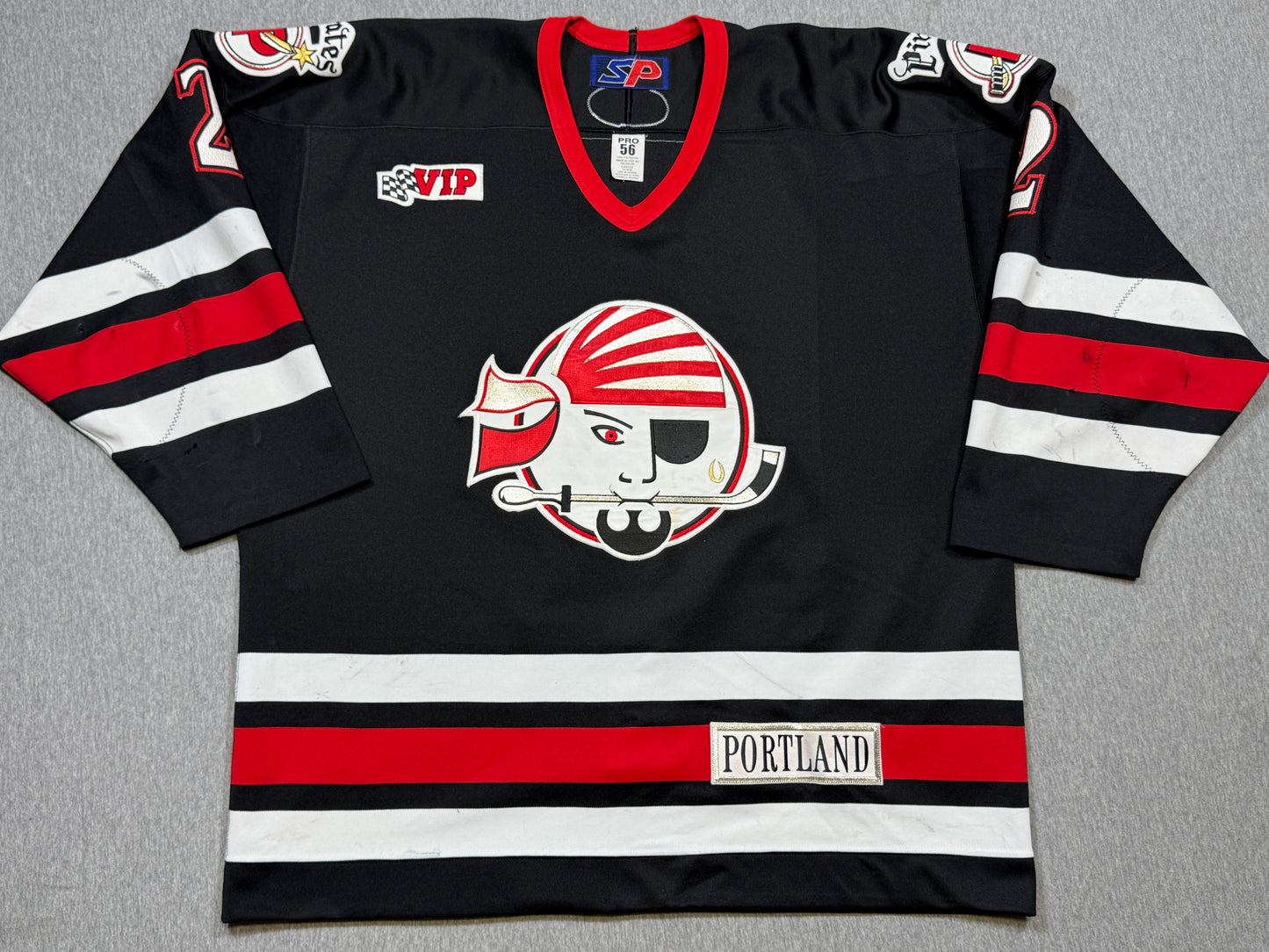 Portland Pirates Rob Zettler Game Worn Jersey