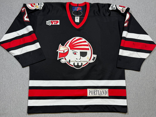 Portland Pirates Rob Zettler Game Worn Jersey
