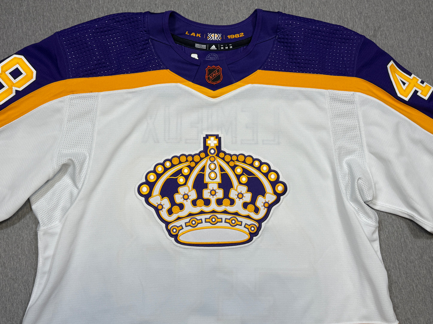 Los Angeles Kings Brendan Lemieux Game Worn Jersey - Consignment